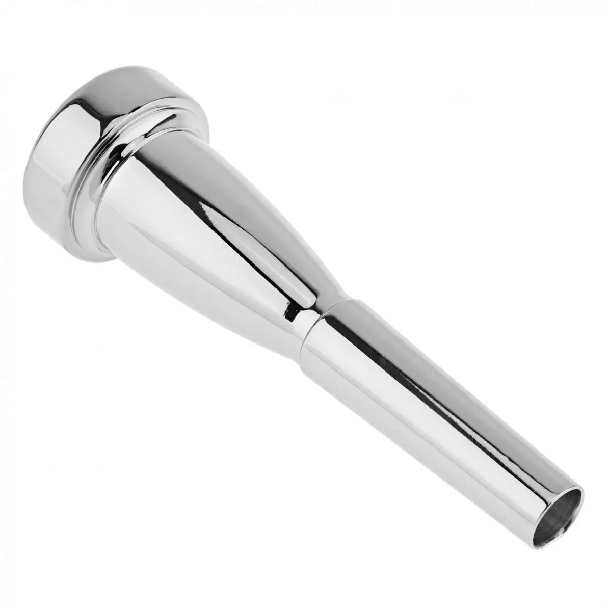 3C 5C 7C Silver Plated Metal Trumpet Mouthpiece Bullet Shape for Yamaha Bach Conn and King | Спорт и развлечения