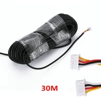30m 2 544p 4 wire cable for video intercom color video door phone doorbell wired intercom cable 1 0 3 rvv 300300v square mete