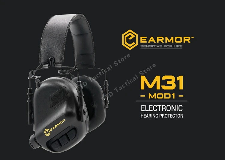 OPSMEN Airsoft Earmor M31 гарнитура тактическая стрельба авиационные наушники анти-шум наушники военный Softair защита ушей