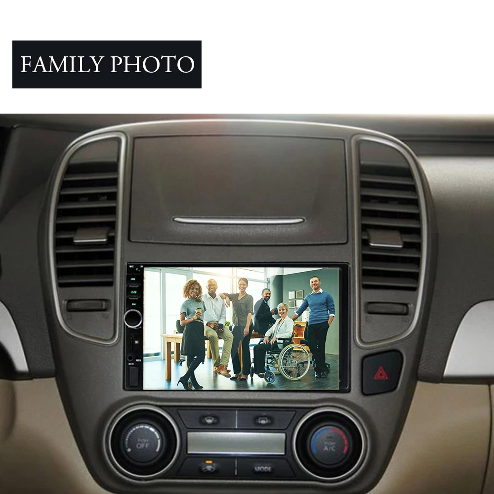 AMPrime Авторадио 2 din общие модели автомобилей 7 ''lcd сенсорный Bluetooth 2din Автомагнитола автомобильный аудио Aux FM с камерой заднего вида