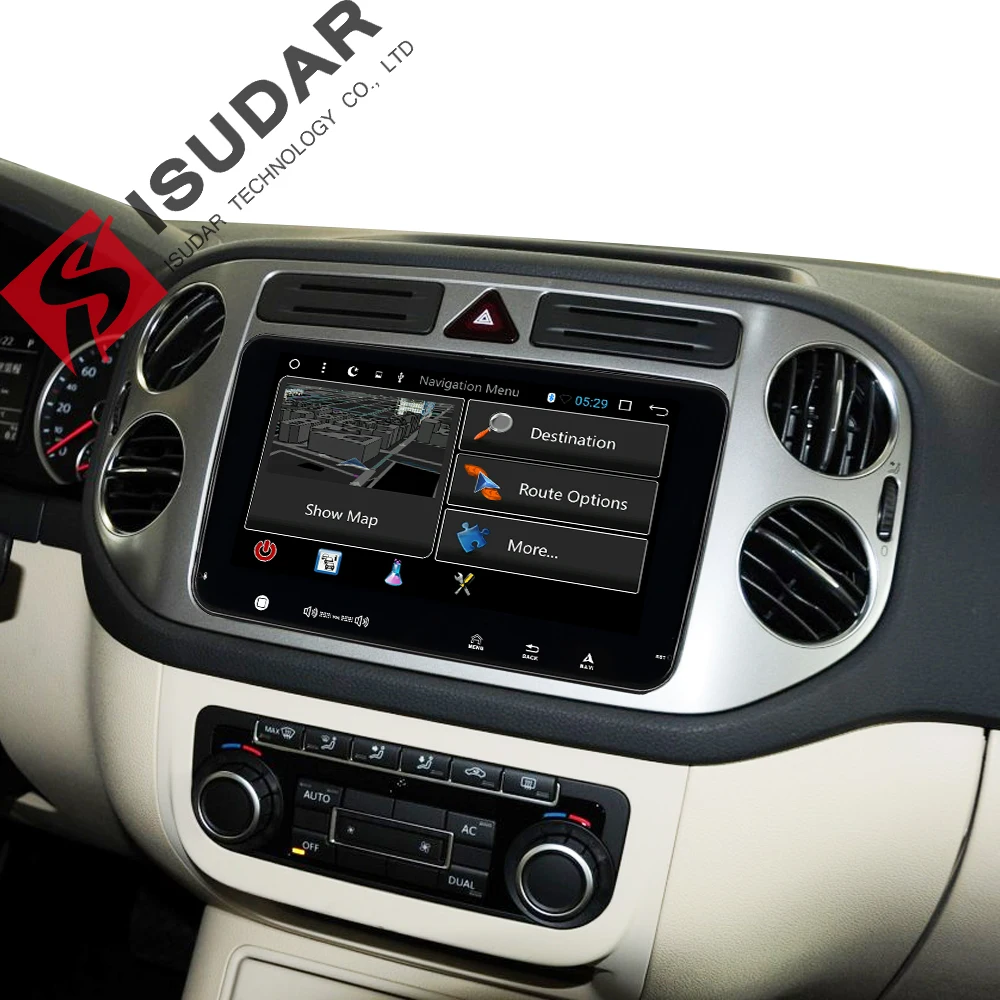 Isudar Автомагнитола 2Din с Сенсорным 8 Дюймовым Экраном для Автомобилей