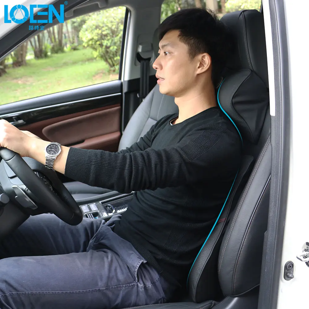 LOEN кожа пространство memory foam автокресло подушка для шеи к автомобильному