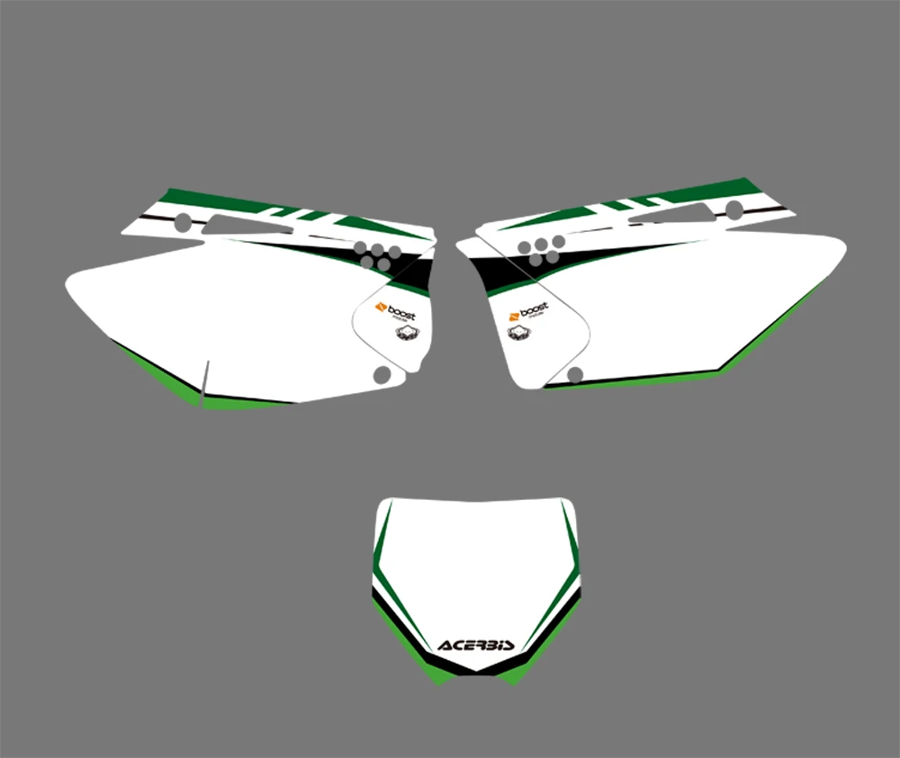 Деколи и деколи в виде новой команды наборы наклеек для Kawasaki KX250F KXF250 2006 2007 2008 KXF 250