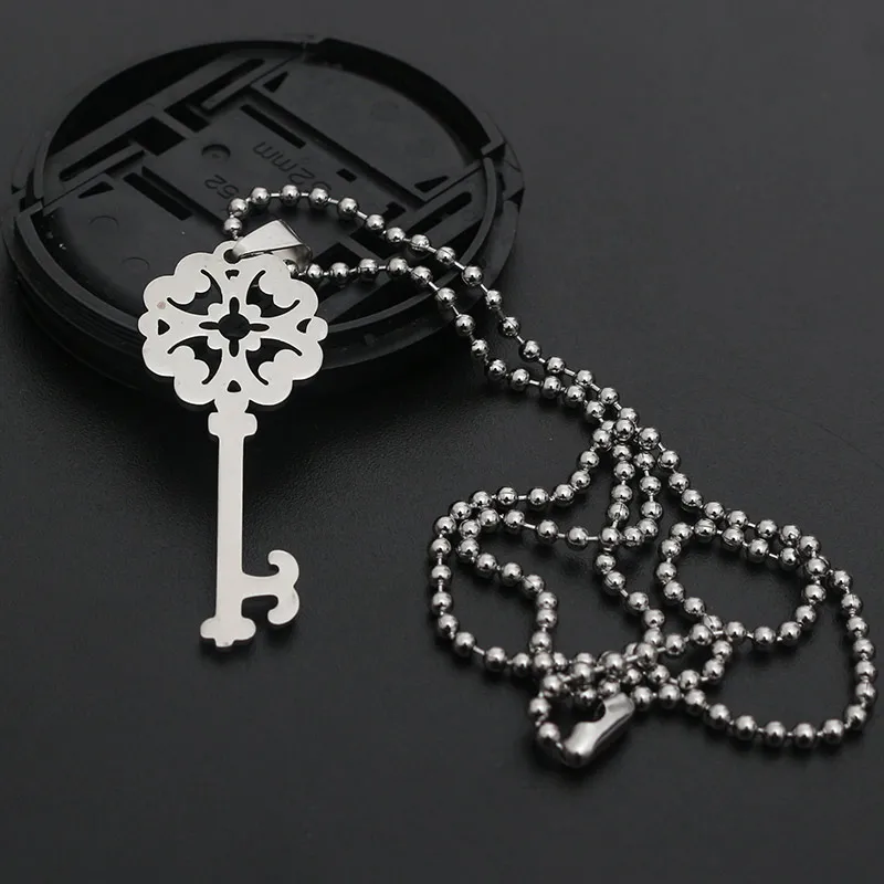 The New Men's Stainless Steel Key Lightning Cross Pendant Necklace Personality Fashion | Украшения и аксессуары