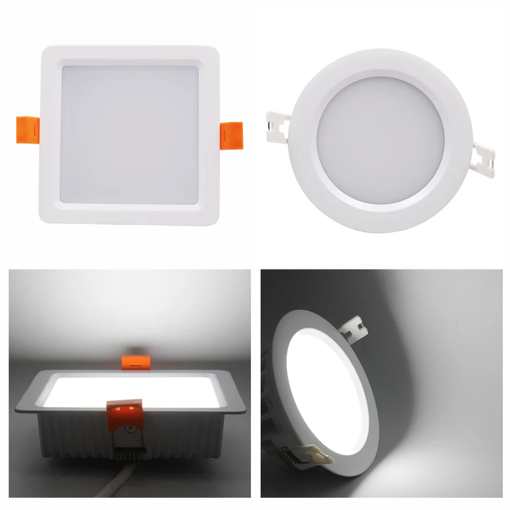 Milight FUT063 FUT064 RGB+ CCT светодиодный светильник Blubs 6 Вт 9 Вт круглый квадратный светодиодный потолочный светильник из алюминия светодиодный прожектор для гостиной