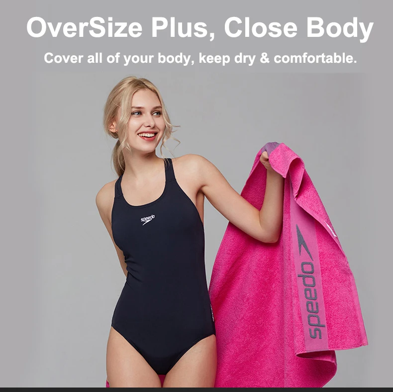 Speedo 1,4*0,7 М ультра абсорбирующее Хлопковое полотенце для плавания, большое полотенце для всего тела