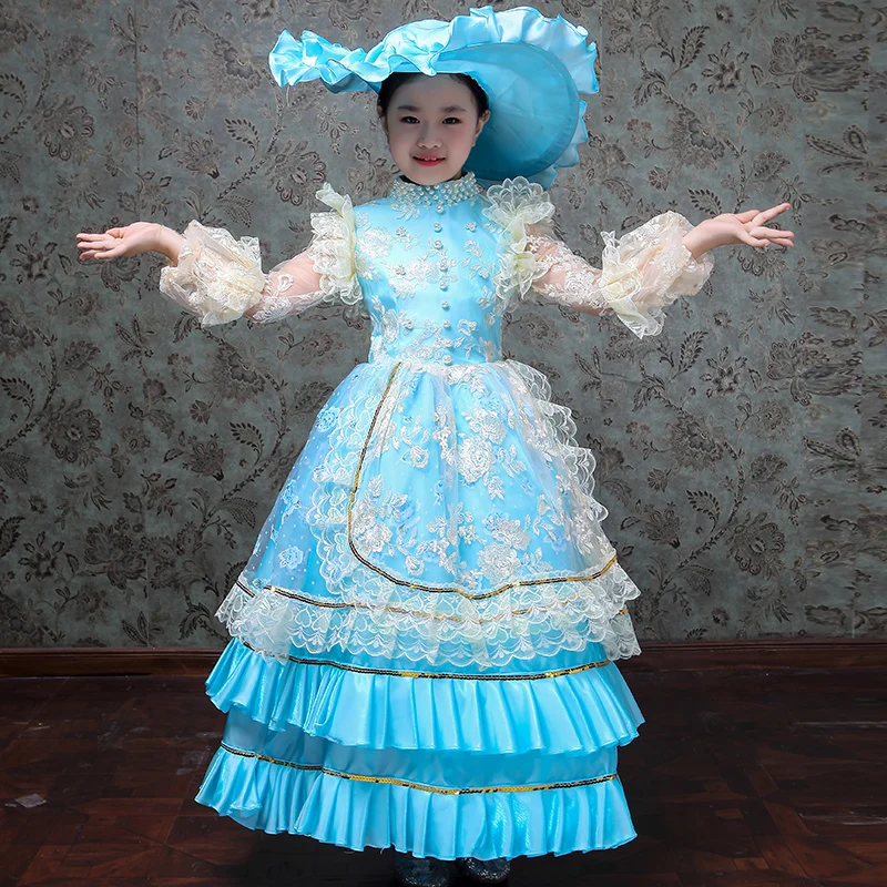 Детское платье свитер Marie Antoinette на заказ небесно голубой зеленый розовый желтый