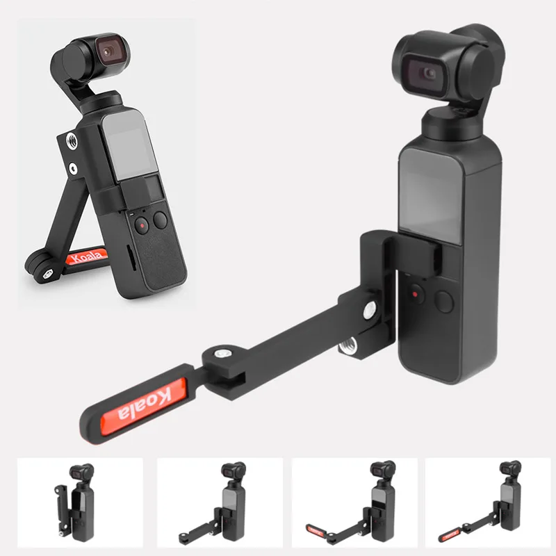 Многофункциональный крепление для DJI OSMO карман Камера аксессуары палка для селфи стержень VLOG Поддержка скользящая Скоба W/1/4 винтовым отверстием