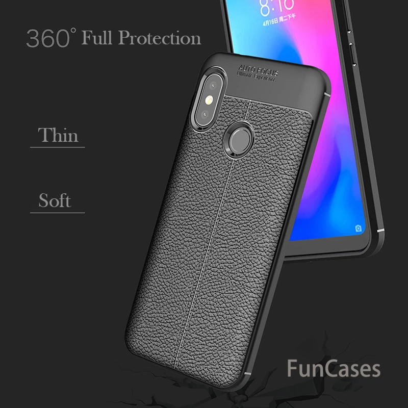 Mi A2 Lite чехол для Xiaomi MiA2 TPU мягкий из углеродного волокна глобальная версия 5