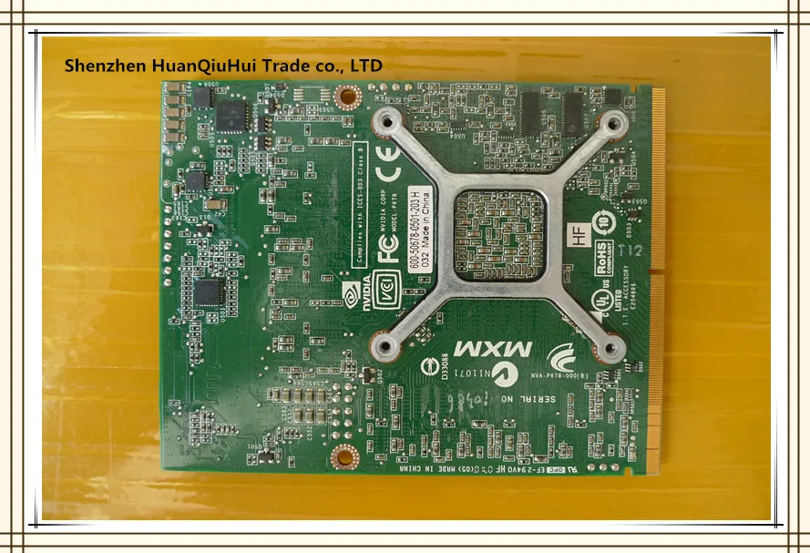 

Original nVidia Quadro FX 2800M N10E-GLM-B2 DDR3 1GB MXM B VGA PCI-E Graphics Video Card for HP 599058-001 608294-001 Laptop
