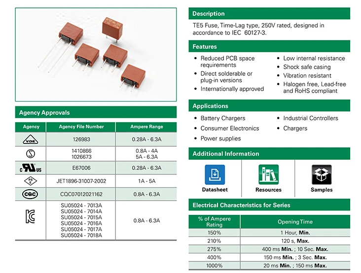 10 шт./лот квадратный FuseT500mA T1A T2A T3.15A T4A T5A T6.3A 250V 392 Пластик медленного предохранителя T2A ЖК-дисплей ТВ Мощность доска