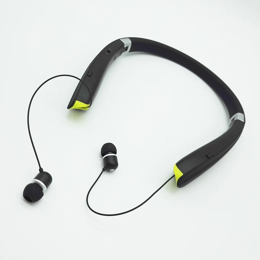 Lightweight Folding Small Earphone 3 in 1 Retractable Bluetooth Earbuds with MP3 player FM Radio Calling for Iphone Sport | Электроника