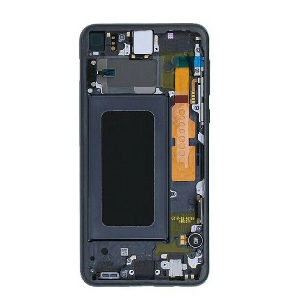 Оригинальный AMOLED ЖК дисплей для SAMSUNG Galaxy S10 сенсорный экран дигитайзер с рамкой