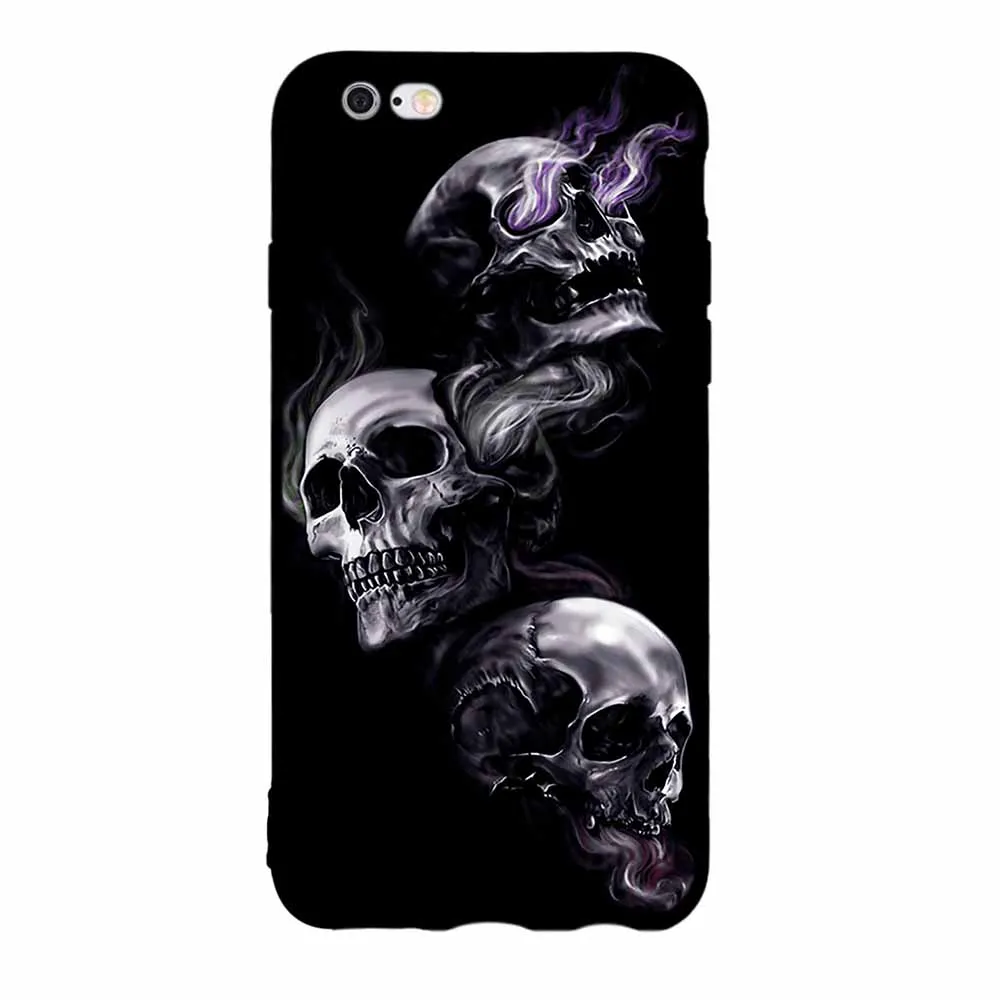 Чехол на заднюю крышку для iPhone 6 6G 6S plus 5 5s SE 7 чехол с 3D рисунком мягкие чехлы из ТПУ