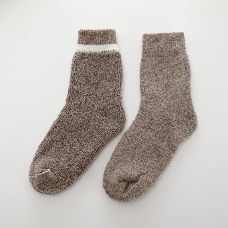 Russia Super Thicker Solid Socks Merino Wool Rabbit Socks Against Cold Snow Socks Winter Socks elderly Old Female Women Socks