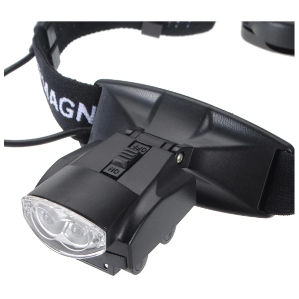 5 линз Светодиодная лампа с петлей головная повязка Лупа увеличительное стекло