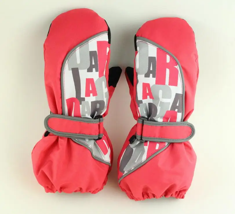 Рождество Зимние теплые детские перчатки для мальчиков и девочек лыжные уличные