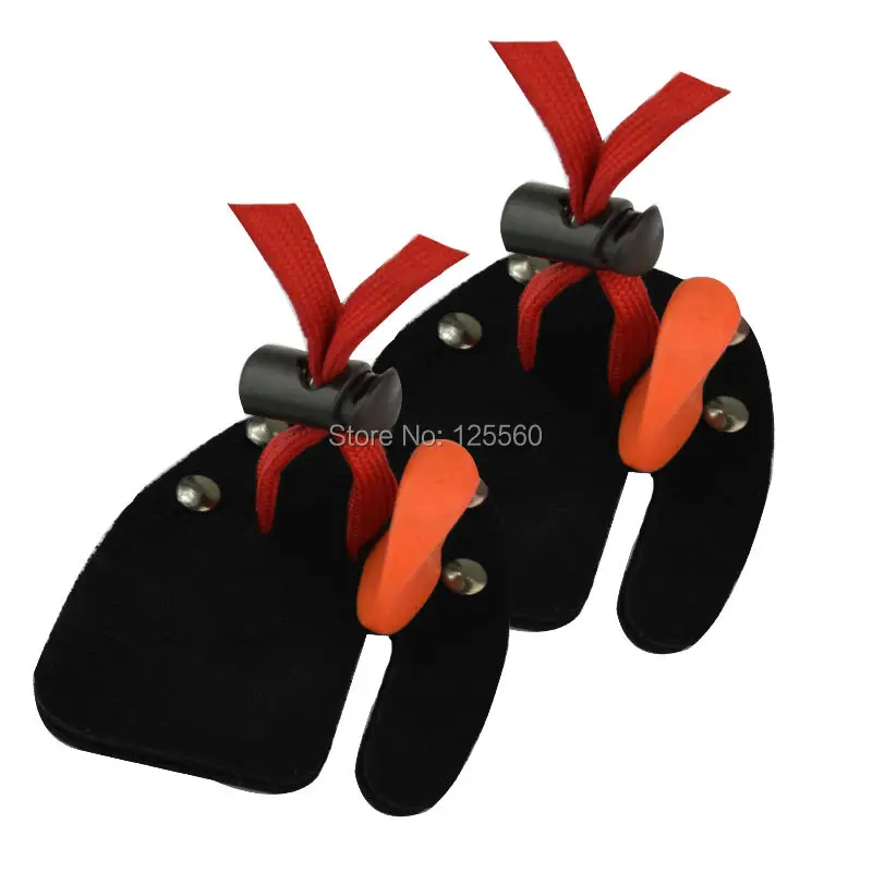 

1X New Leather Right Hand Finger Tab For Archery Protective Recurve Bow Archer Hunting Shooting Outdoor Free Shipping