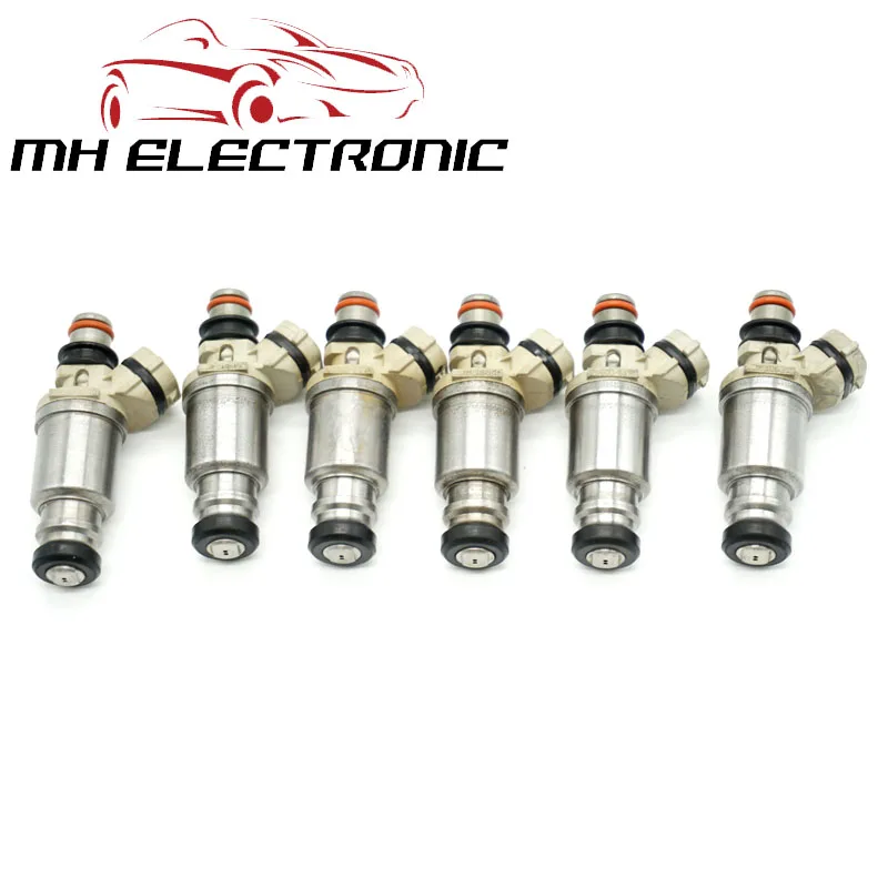 MH Электронный 6 шт. Топливная форсунка OE 195500-5670 MD308861 для Mitsubishi Pajero V20 3,0 L Montero SL 3.0L 1995 1996