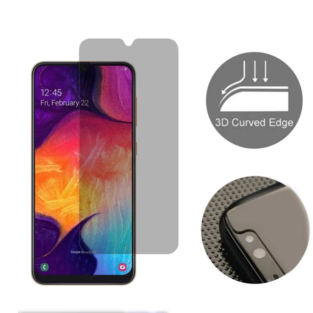 Защитное стекло 9H для экрана LG V50S Thinq антибликовое закаленное V50 противошпионское