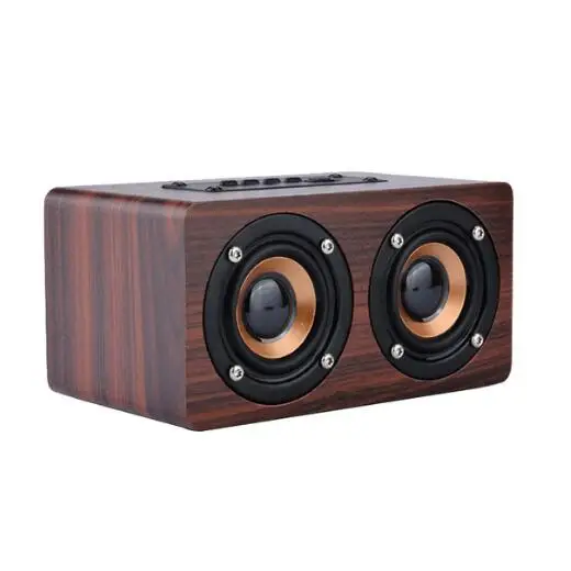 Bluetooth Speaker Wooden Wireless Portable HiFi with TF card Bass Loudspeakers free shipping | Электроника