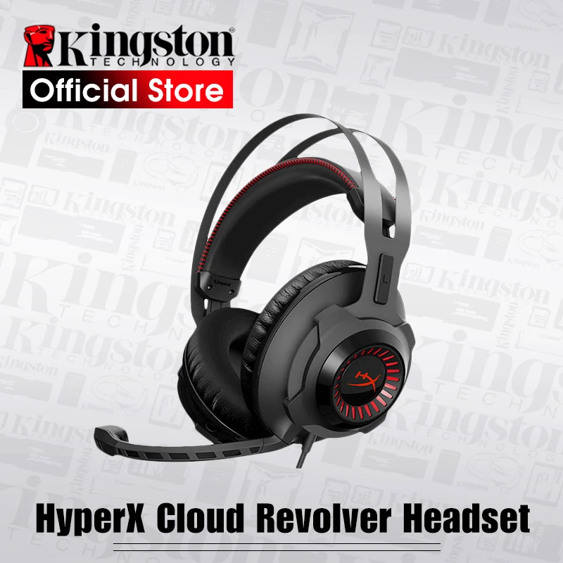 Игровая гарнитура Kingston HyperX Cloud Revolution черные наушники с микрофоном | Электроника