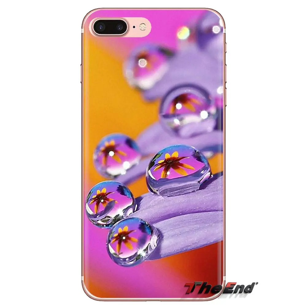 Water Drop Photography bubbles Art For Samsung Galaxy S3 S4 S5 Mini S6 S7 Edge S8 S9 S10 Plus Note 3 4 5 8 9 Silicone Phone Case |