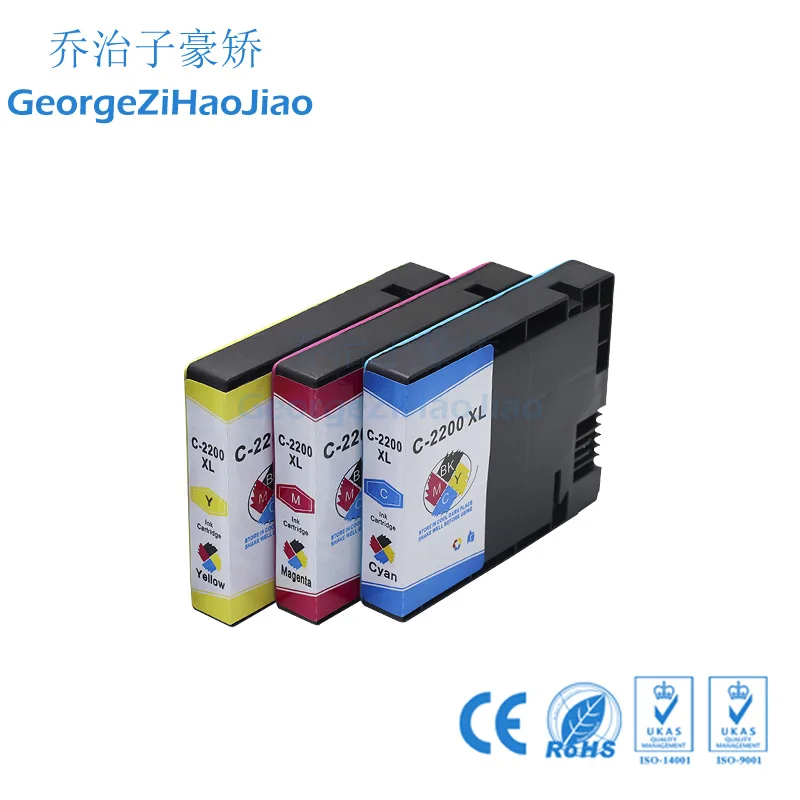 2200XL 12 шт. CMY совместимый PGI 2200 PGI2200 чернильный картридж для Canon MAXIFY MB5020 MB5320 струйный