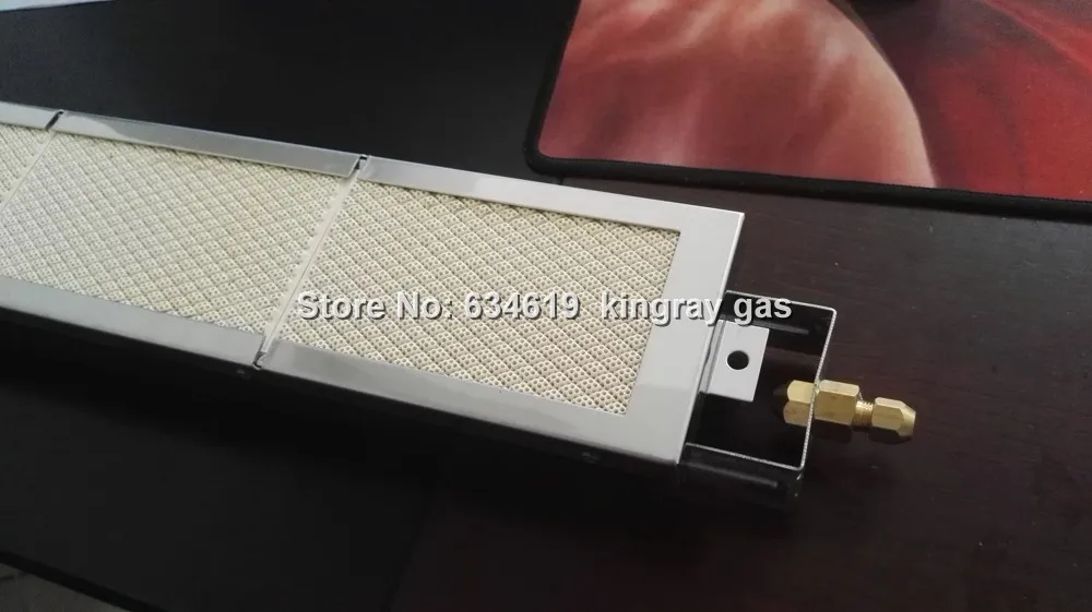 Керамическая инфракрасная газовая горелка для барбекю из нержавеющей стали с