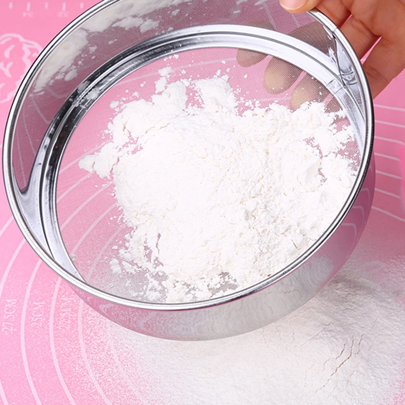 Кухонная тонкая нержавеющая сталь сетчатый масляный фильтр мука Дуршлаг Сито