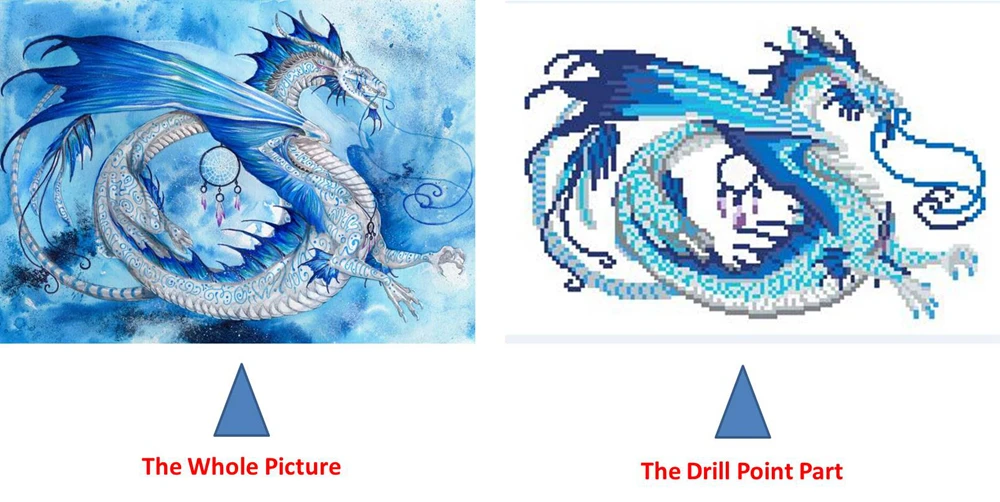 5d diy diamond painting animal rhinestones sets dragon cross stitch mosaic broderie diamant | Дом и сад