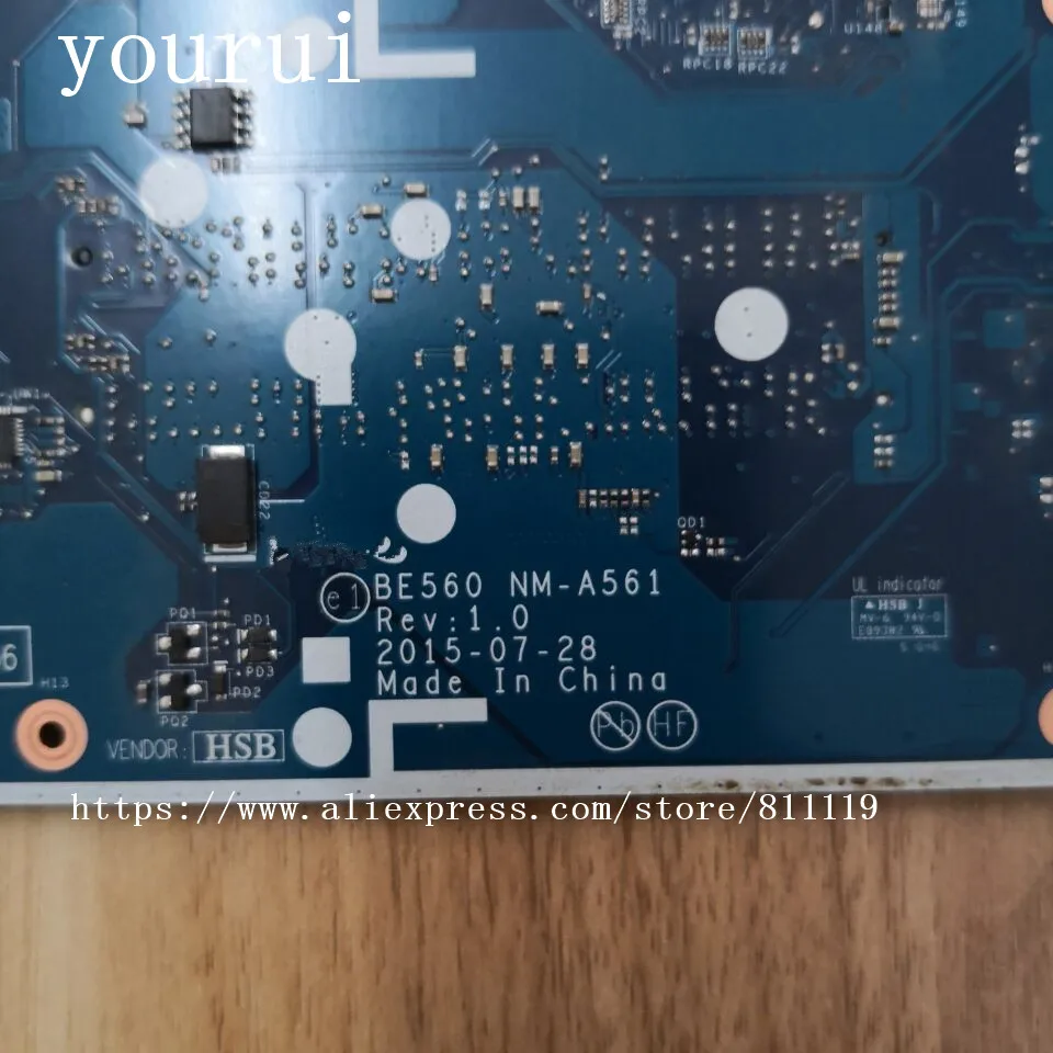 Yourui для материнской платы BE560 NM-A561 Lenovo ThinkPad E560 | Компьютеры и офис