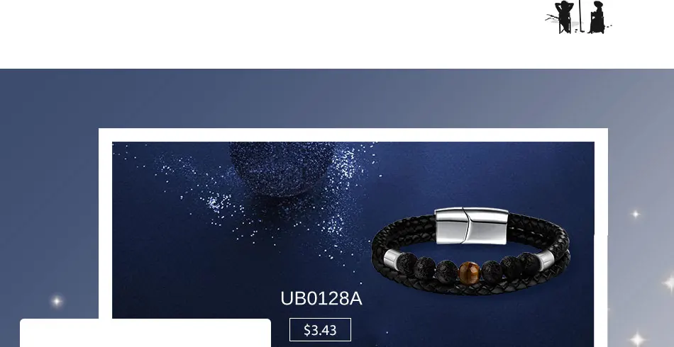 UMODE брендовые кожаные браслеты для мужчин, Исцеляющие настоящие 7 Чакр из натурального камня, мужские дизайнерские ювелирные изделия, Роскошные браслеты UB0127