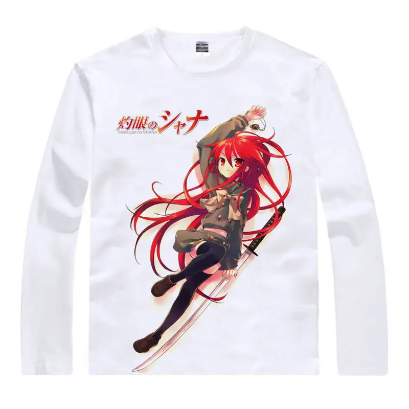 Футболка Shakugan no Shana рубашка с изображением малинового мира принтом аниме милые
