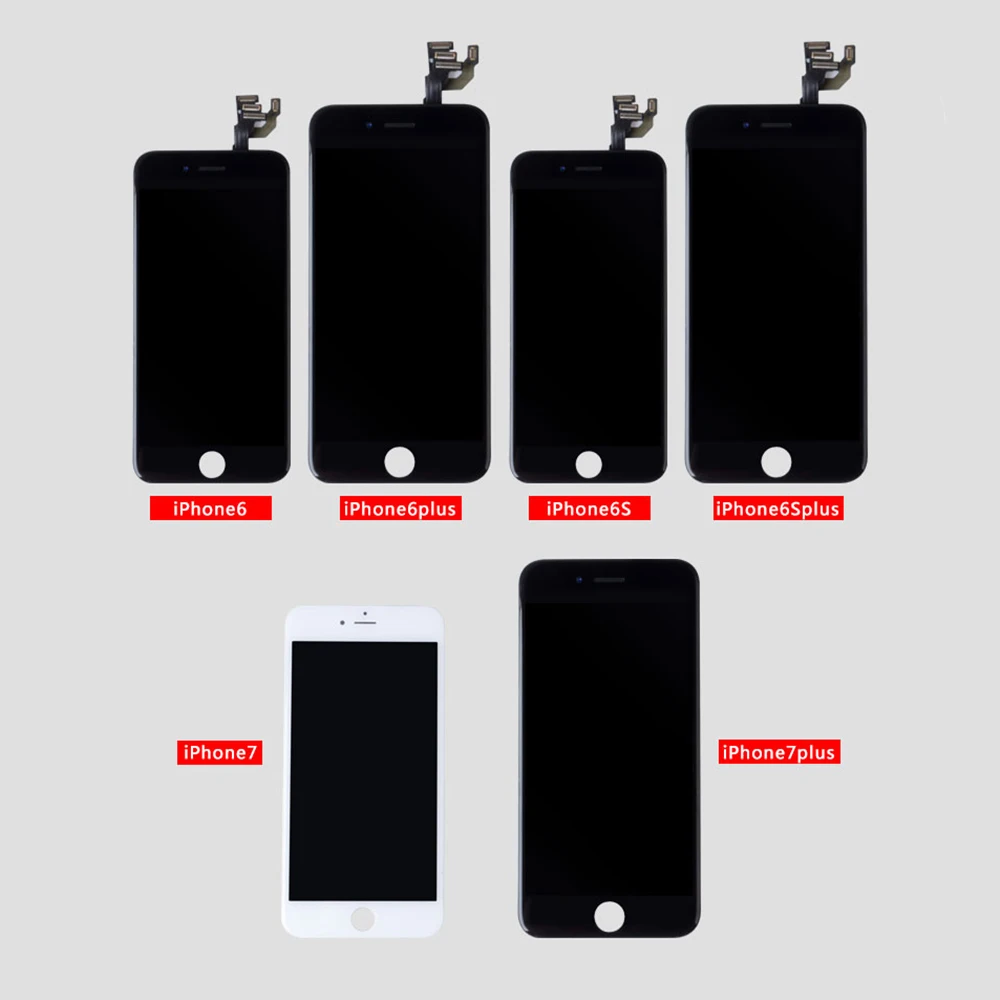 AAA+++ класс для iPhone 6 6S 7 Plus lcd с 3D сила кодирующий преобразователь сенсорного экрана в сборе для iPhone 7 P дисплей закаленное стекло и инструмент