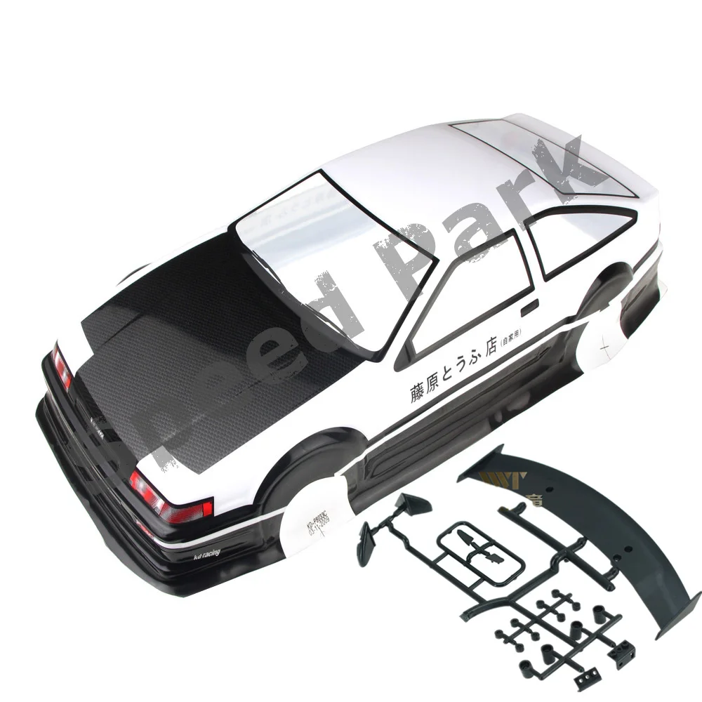 2 шт./лот AE86 GT APEX 1/10 1:10 ПВХ Окрашенный корпус 190 мм Колесная база RC хобби гоночный