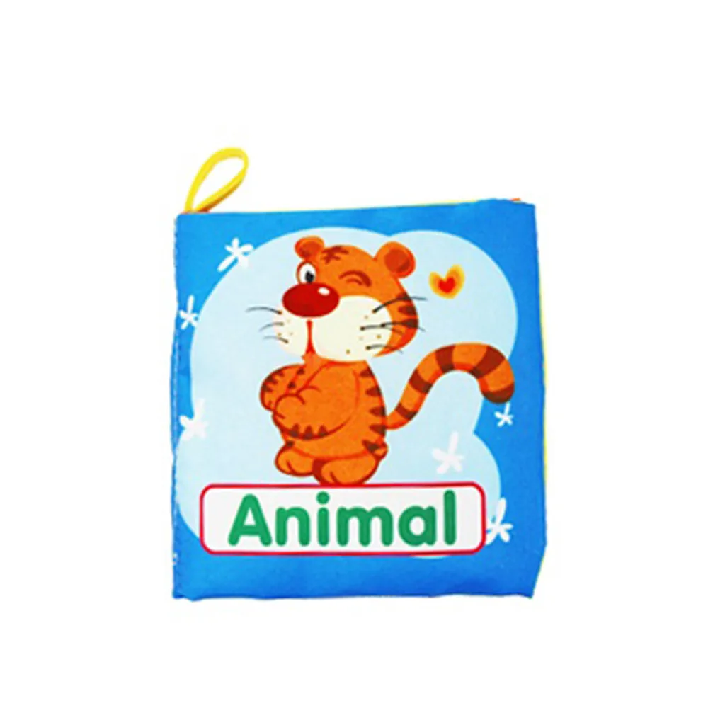 F Детская игрушка из мультика, кровать, тележка, животное, прорезыватель, ручная погремушка, Детские моляшки, плюшевые игрушки 0-12 месяцев, детские игрушки, тканевая книга Z521Z - Цвет: F