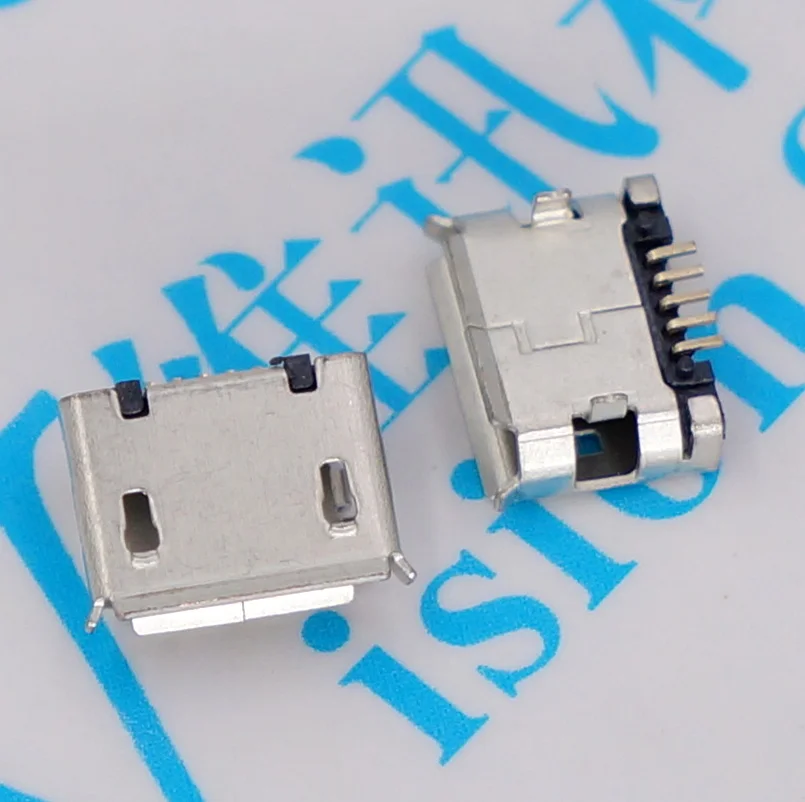 10 шт./лот MICRO USB in line plus сварки 5 9 микрофон 5PIN разъем контактный держатель 5P