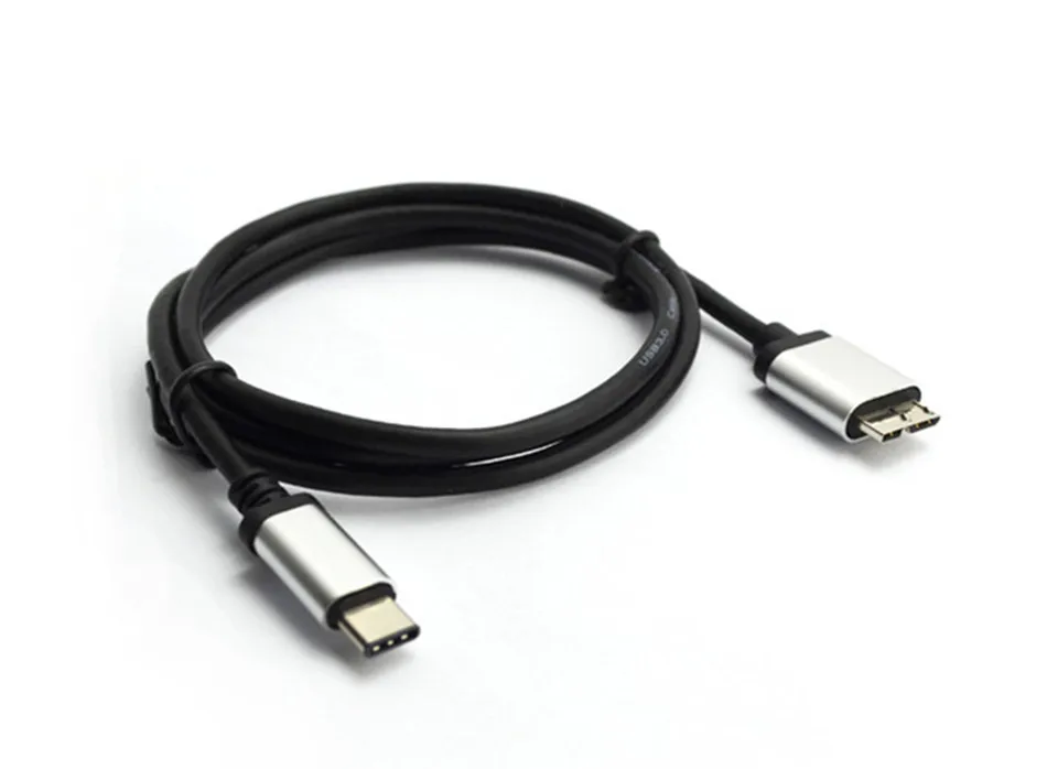 USB3.1 тип-c к USB3.0 Micro B Кабельный разъем мужчин и женщин зарядный кабель для передачи данных для жесткого диска Смартфона 1 м черный USB C