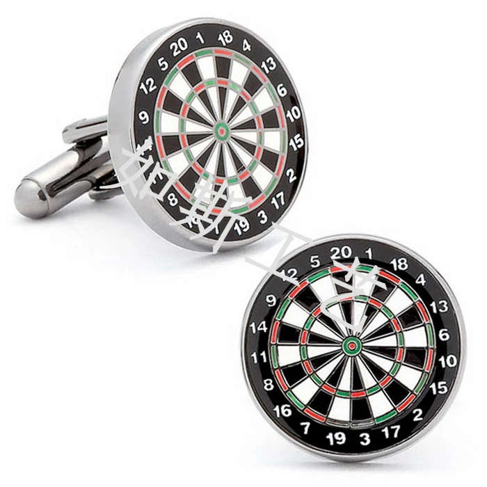 Индивидуальные запонки на заказ Праздничные рождественские с имитацией эмали