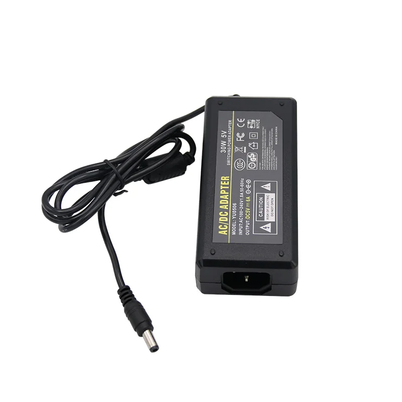 Светодиодный источник питания AC100 240V к DC 5V 2A 3A 6A 10A EU/US/UK/AU штепсельная лента для