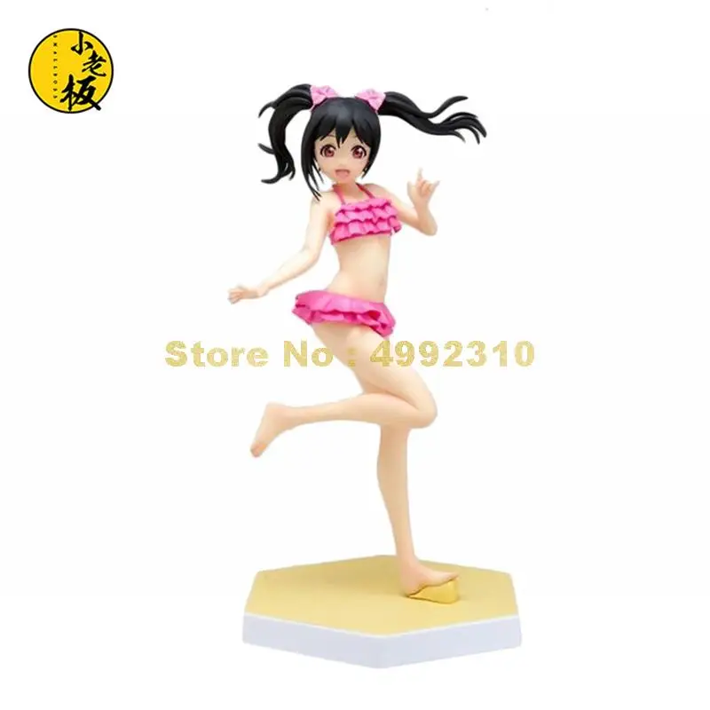 Аниме love live! Yazawa Нико в купальнике ПВХ фигурка Коллекционная Сексуальная Кукла 16