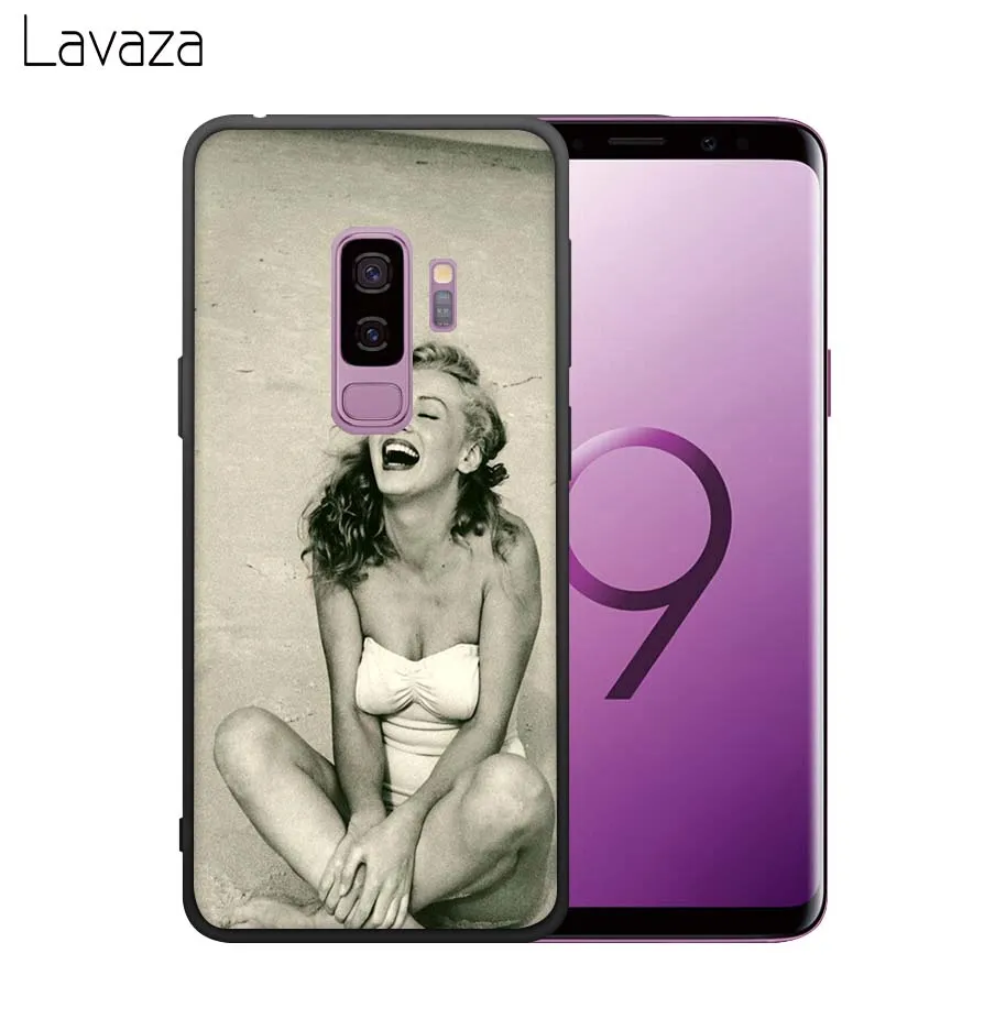 Мягкий чехол Lavaza Marilyn Monroe для Galaxy Note 8 9 S7 edge S8 S9 S10 Plus S10e M10 20 30 |