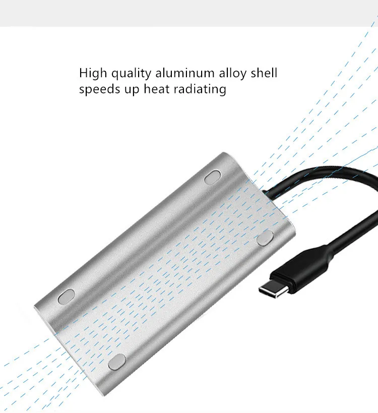 Baolyda USB C многопортовый адаптер до 3 0 концентратор HDMI Thunderbolt для MacBook Pro huawei P20
