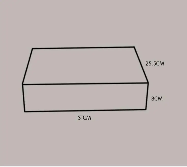31*25,5*8 см большая подарочная коробка, роскошная Подарочная коробка для футболок/косметики/одежды, большая упаковочная бумага, Рождественская картонная коробка