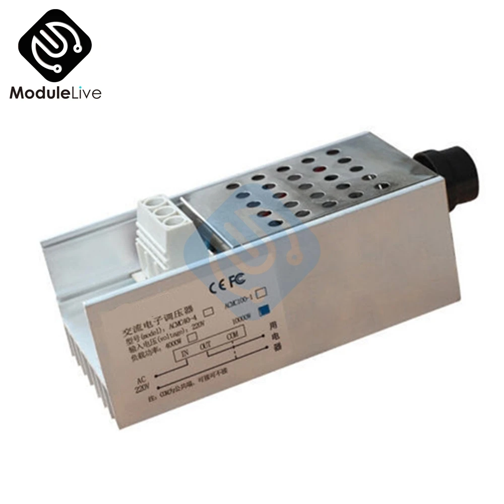 Регулятор скорости SCR 10000W 25A высокой мощности регулятор напряжения диммер