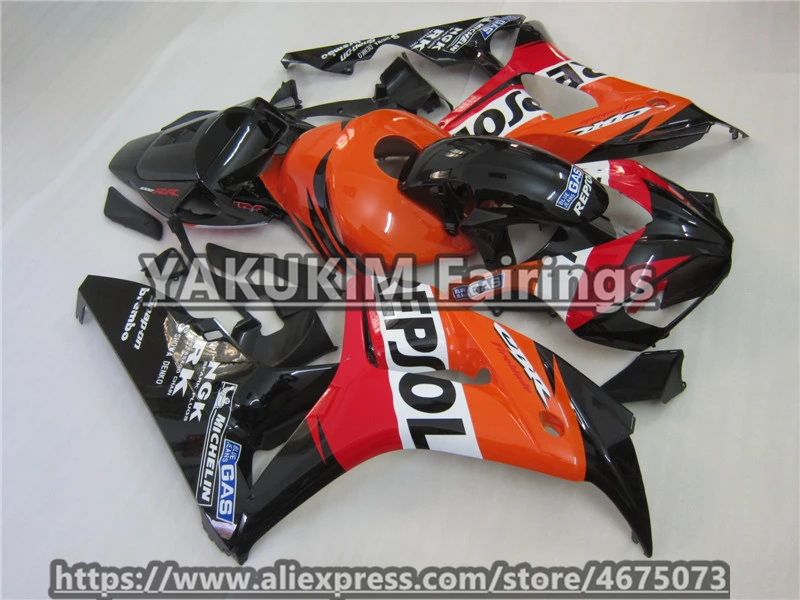 ABS инъекции обтекатели комплект для Honda CBR1000RR 2006 2007 мотоциклетные Обтекатели Badywork