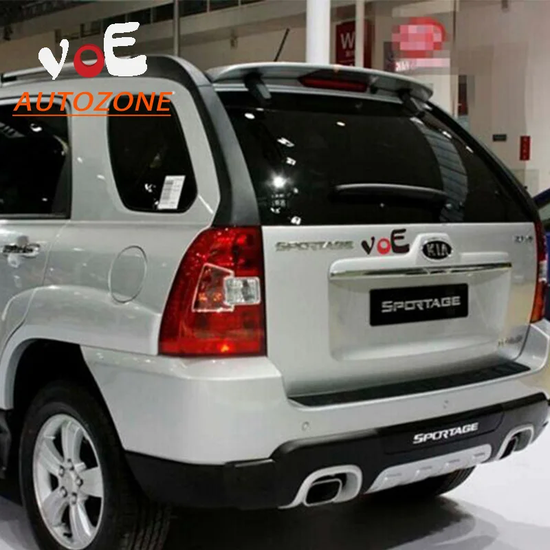 Sportage 2005 2006 2007 2008 2009 2010 ABS пластик Неокрашенный задний спойлер на крышу для KIA |