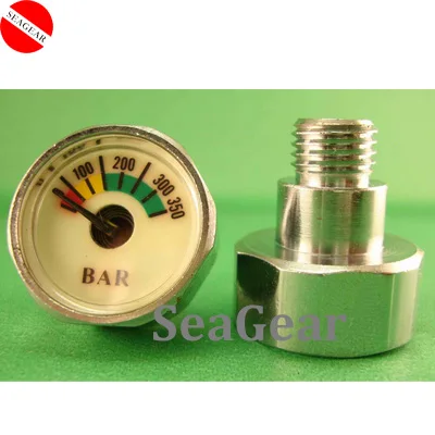 Манометр для подводного плавания SPG Mini pony bottle манометр высокого давления 350 бар 7/16