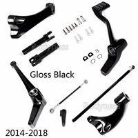 gloss black forward controls linkages for harley 2014 2015 2016 2017 2018 2019 2020 sportster xl 883 1200 model